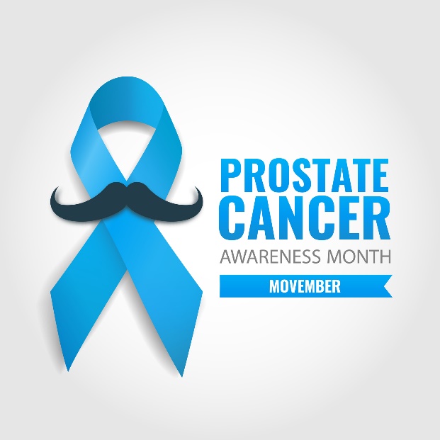 Prostate cancer Awareness Month. Měsíc osvěty o rakovině prostaty. Movember