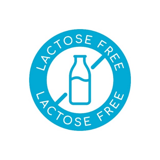 Symbol „lacto free“ – označení potraviny bez obsahu laktózy
