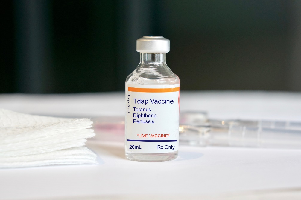 Vakcína (očkovací látka) TdaP proti tetanu, pertusi (černému kašli) a difterii (záškrtu)