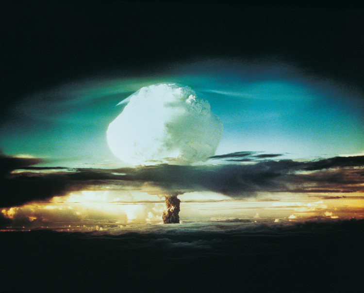 výbuch atomové bomby