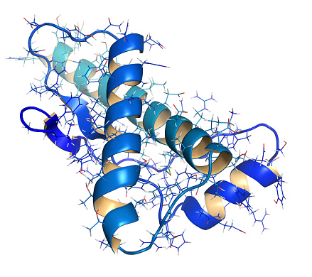 mikroskopická struktura prionové bílkoviny