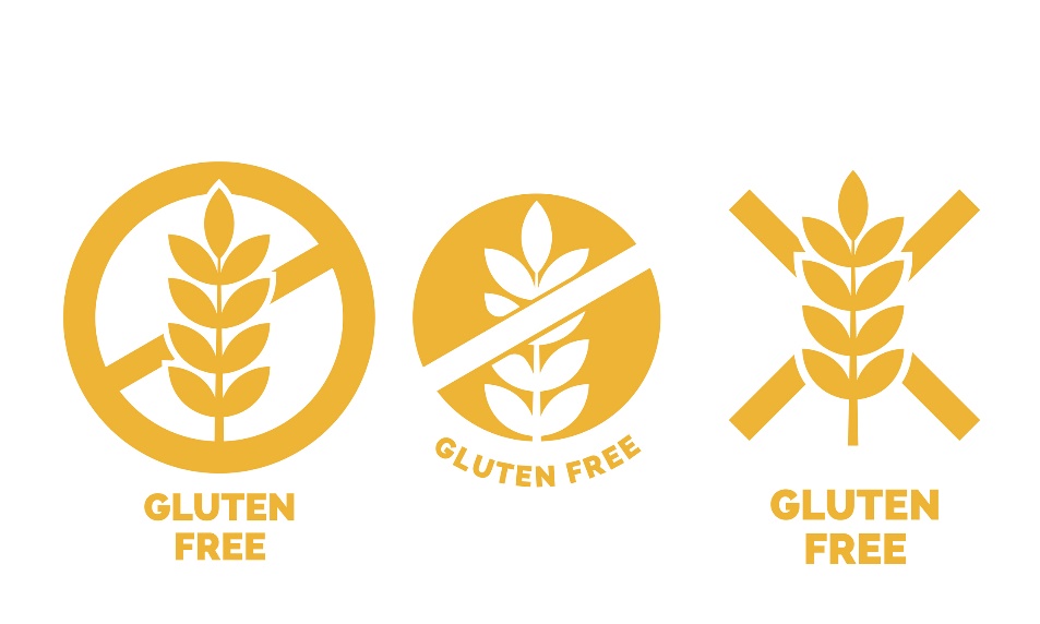 Príklad oznacení Gluten free (bezlepkové/bezglutenové) potraviny