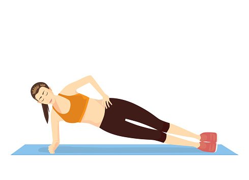 Boční plank je stejně důležitý jako klasický plank pro silný střed těla.