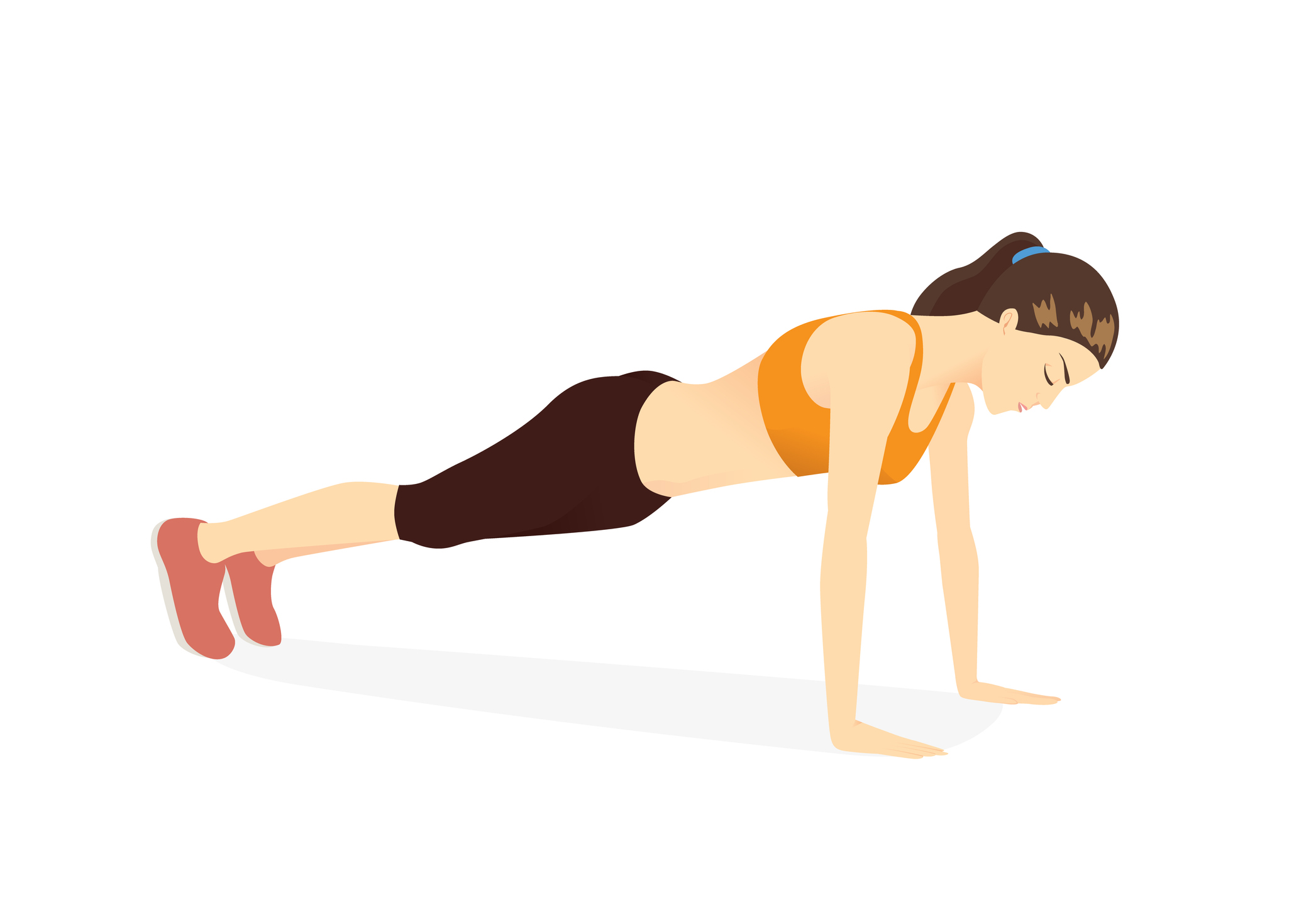 Plank je pravděpodobně nejběžnější cvik na posílení středu těla.