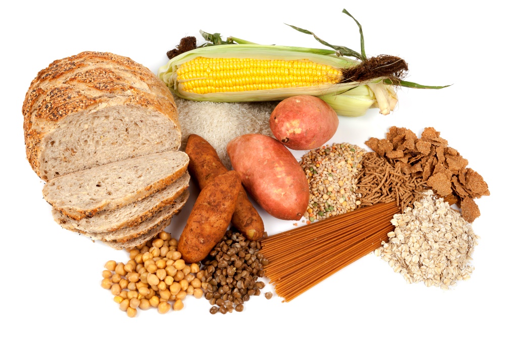 Sacharidové potraviny, škroby a rostlinné bílkoviny. Zásaditá skupina. 