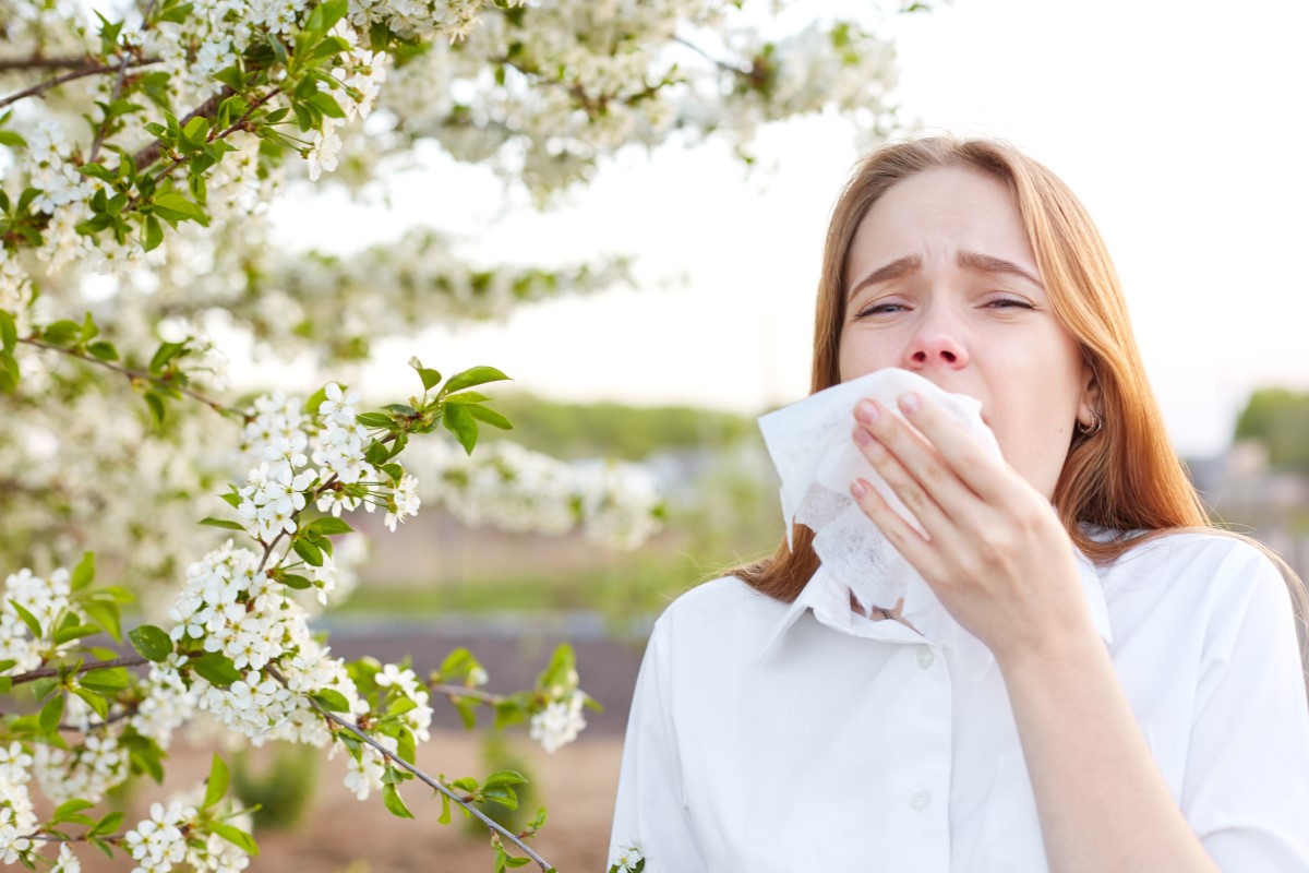 Alergie způsobující časté kýchání a rýmu může způsobit krvácení z nosu